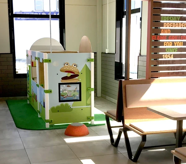 Speelruimte in Burger King Zweden