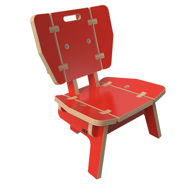Houten lounge stoel voor kinderen | IKC Kindermeubels
