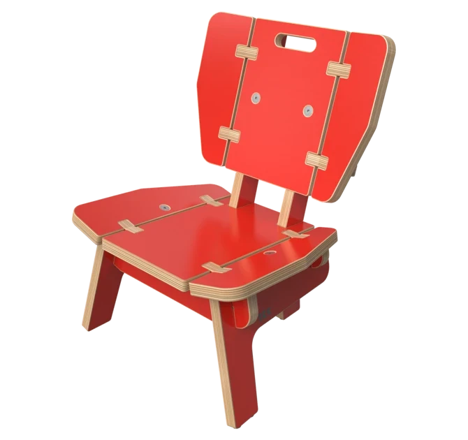 Houten lounge stoel voor kinderen | IKC Kindermeubels