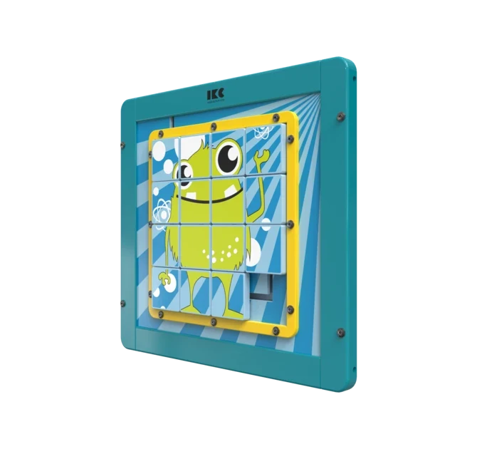 Houten schuifpuzzel |  IKC Wandspellen en muurspellen voor kinderen