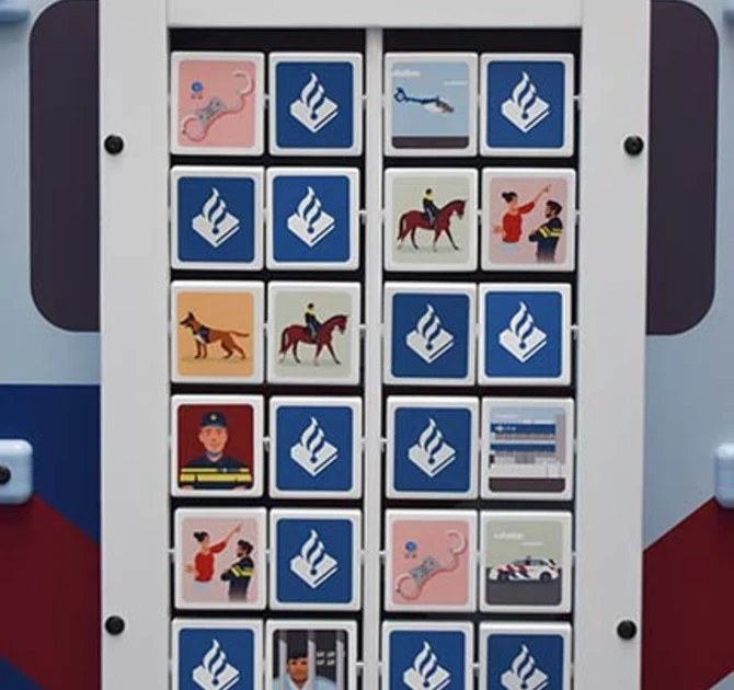 Memory wandspel voor politie Maastricht