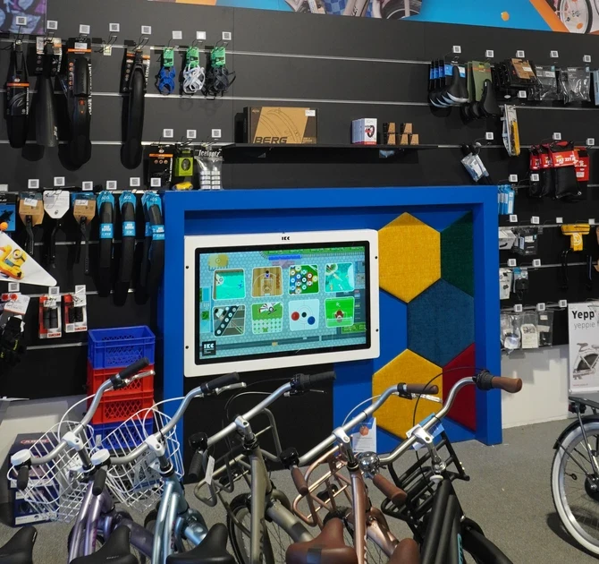 Speelhoek IKC fietswinkel