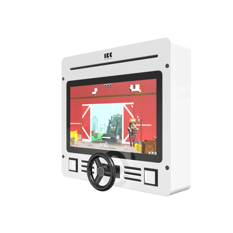 Interactief speelsysteem met stuur voor een extra beleving met meerdere spellen